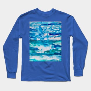 Cabo Beach Mexico Watercolor #2 Long Sleeve T-Shirt